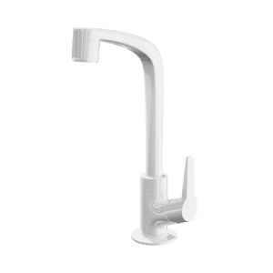 Grifo para lavatorio mesa pico alto blanco Flatt Lorenzetti 7110047 (4)