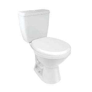 Inodoro blanco 2 pzas redondo Lorenzetti 7711024/7712044