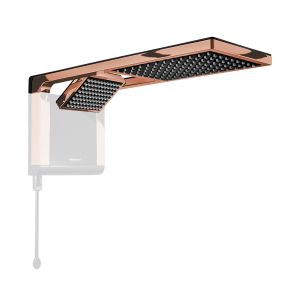 Cernidor ducha Acqua duo negro oro rosa Lorenzetti 7581346