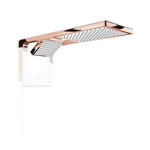 Cernidor ducha Acqua duo blanco oro rosa Lorenzetti 7581347