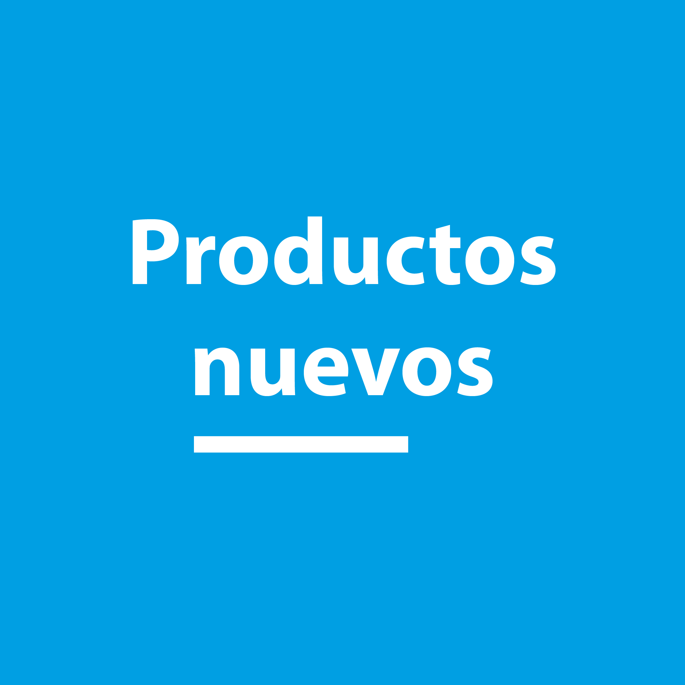 Productos nuevos